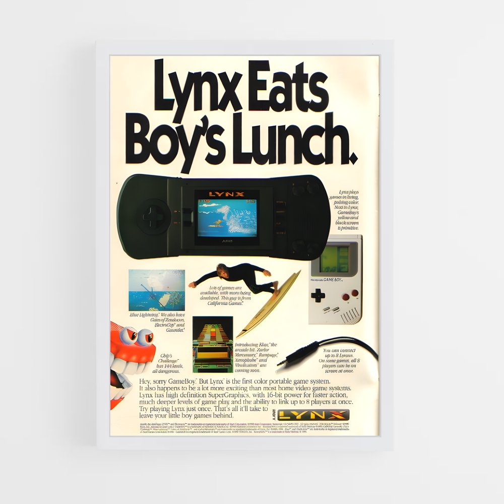 Poster Atari Boy – affiche Consoles (vue 3)